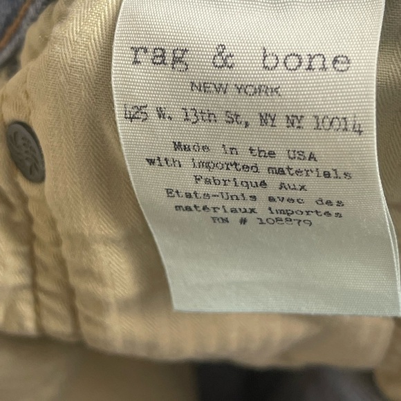 rag and bone standard issue fit 3 slim straight leg Size 29 color blue - Picture 3 of 7